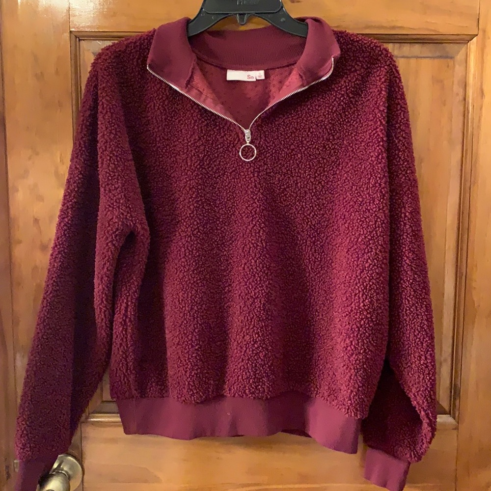 NWOT 3/4 Zip Sweatshirt